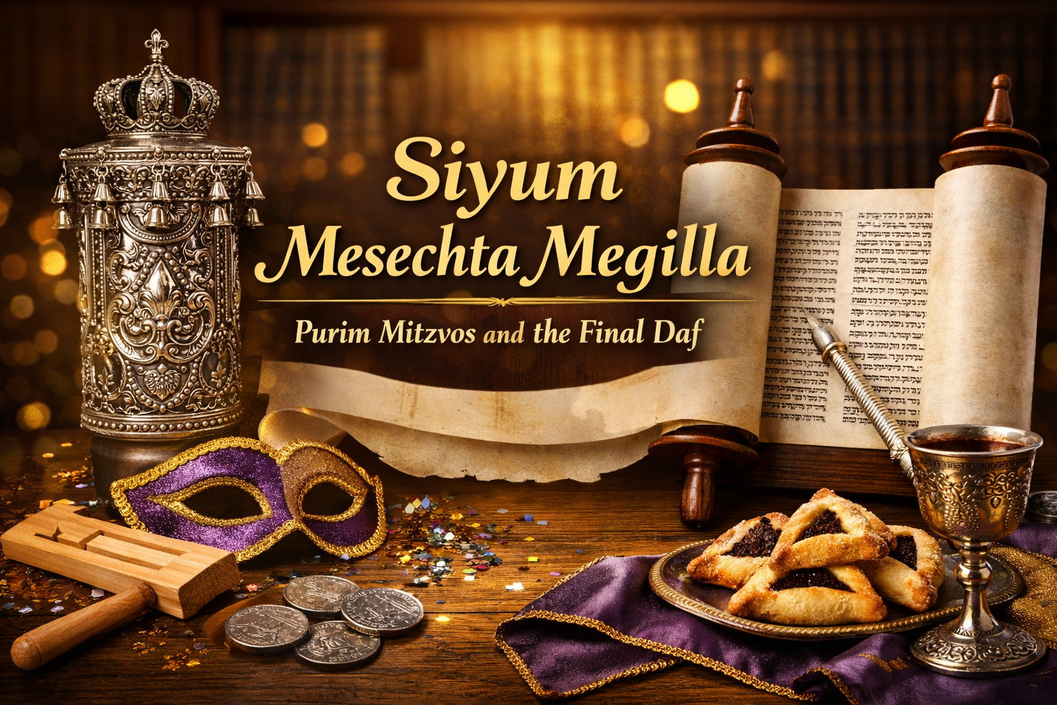 Siyum Mesechta Megilla celebration